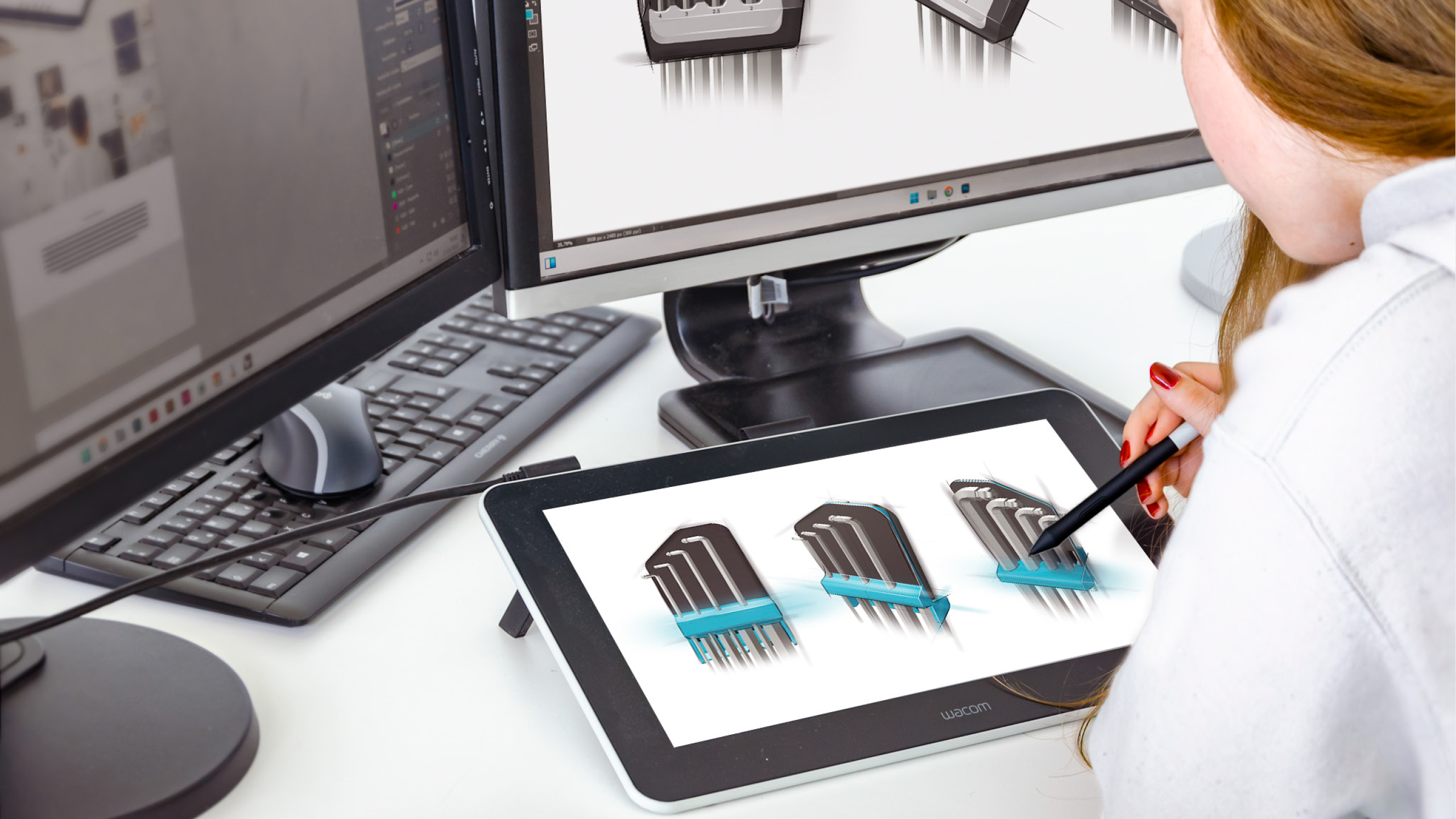 Allen Wrench Holder Design Ideation Wacom