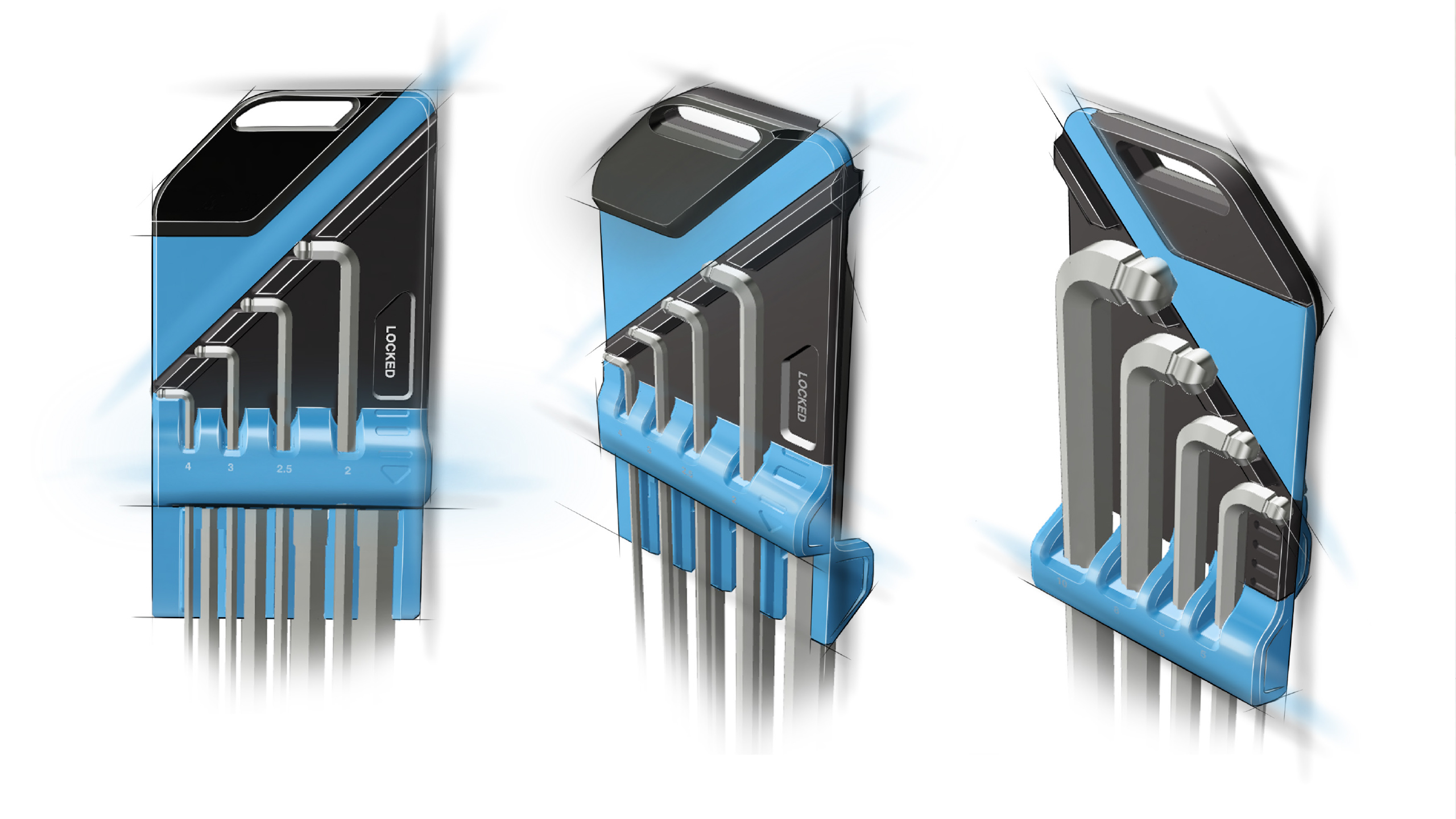 Allen Wrench Holder Design Skatches