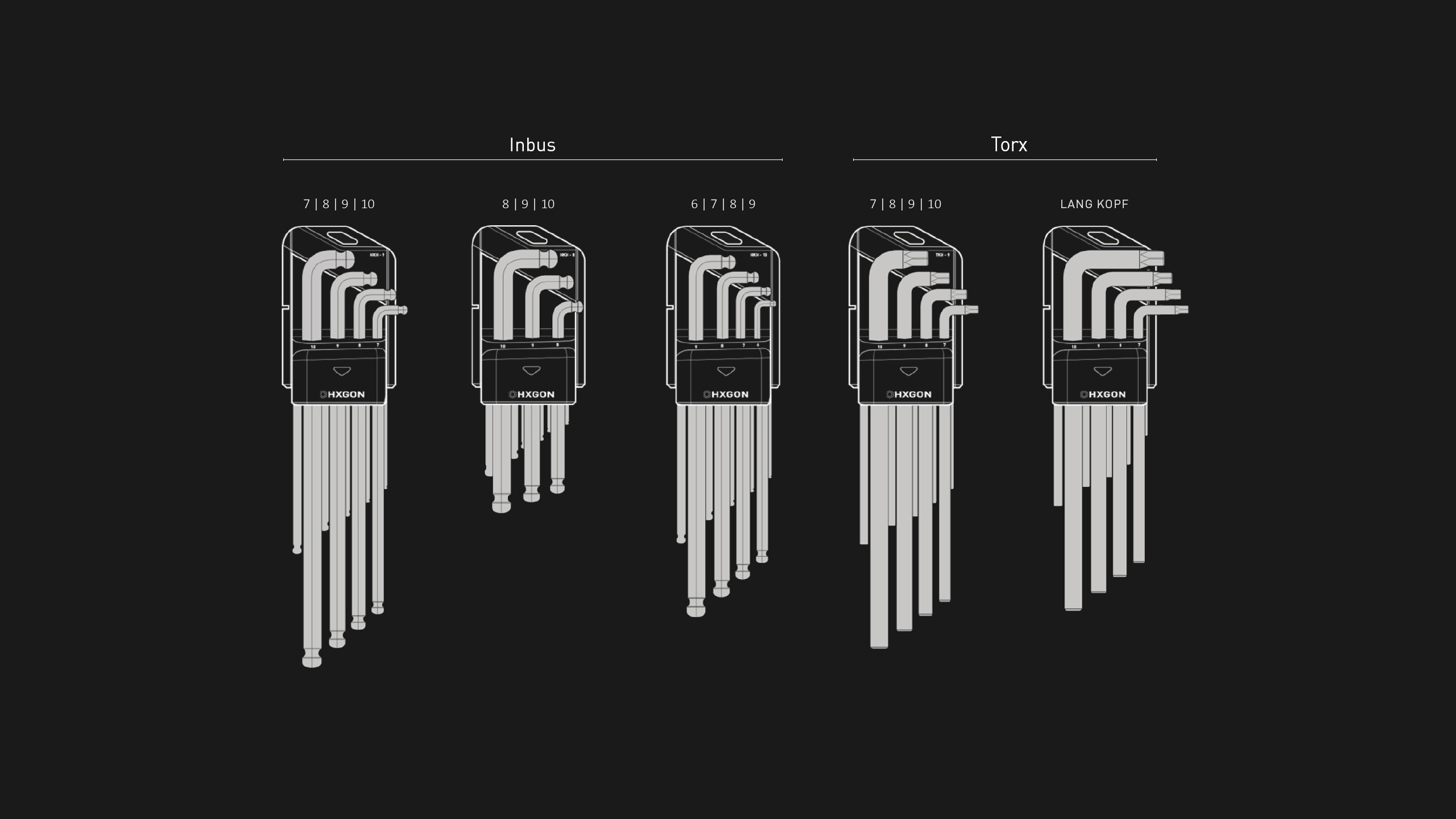 HXGON Allen Wrench Holder Platfrom Inbus